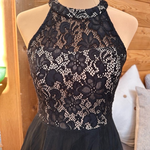 Speechless Black Whimsygoth Lace High Low Dress | Sheer Tulle Prom | Women’s S - Picture 8 of 14